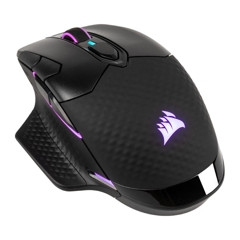 Corsair Dark Core RGB PRO trådløs gamingmus forfra