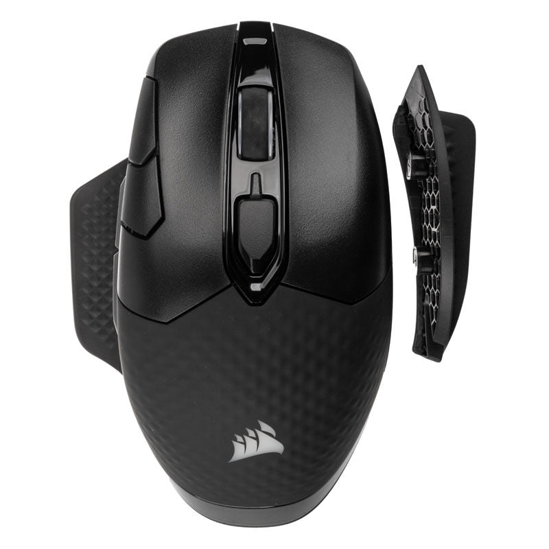 Corsair Dark Core RGB PRO trådløs gamingmus bakside