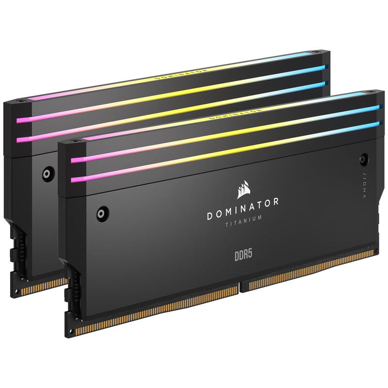 Corsair Dominator Titanium DDR5-7200 CL34 RAM 32 GB svart forfra