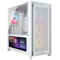 Corsair FRAME 4000D LCD RS kabinett front hvit