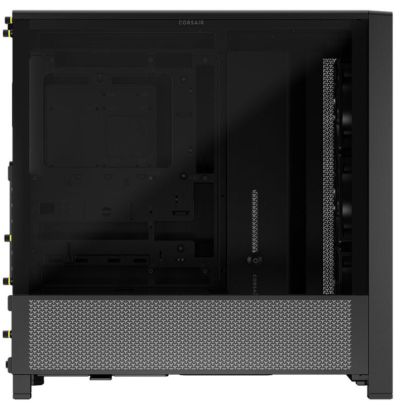 Corsair Frame 4000D RS kabinett midtårn E-ATX herdet glass svart montert i PC