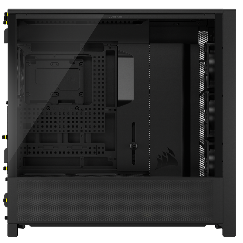 Corsair Frame 5000D kabinett midtårn E-ATX herdet glass svart montert
