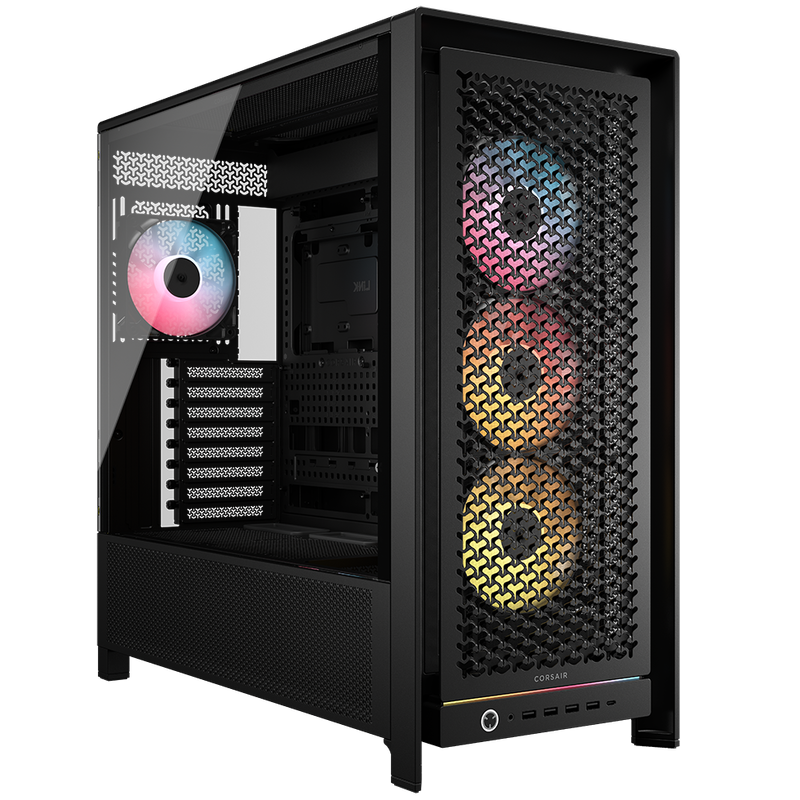 Corsair Frame 5000D RS ARGB kabinett midtårn forfra svart