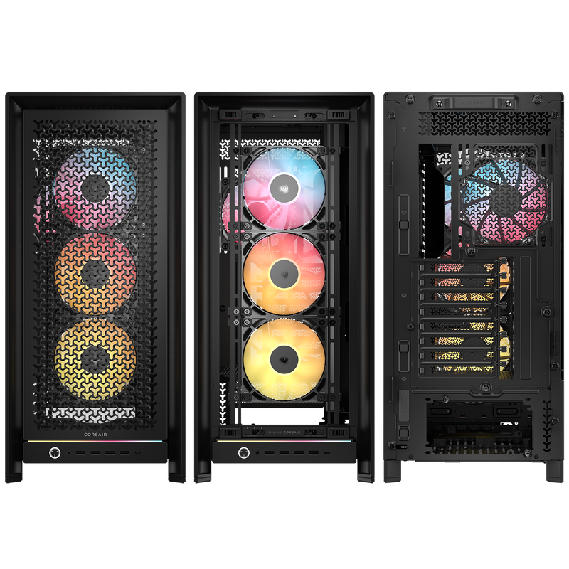 Corsair Frame 5000D RS ARGB kabinett frontpanel med USB-porter