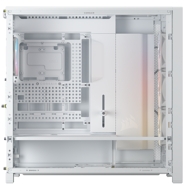 Corsair Frame 5000D RS ARGB kabinett midtårn hvit detalj herdet glass