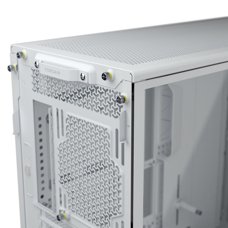 Corsair Frame 5000D RS ARGB kabinett midtårn hvit innvendig layout