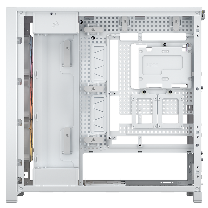Corsair Frame 5000D RS ARGB kabinett midtårn hvit sidepanel