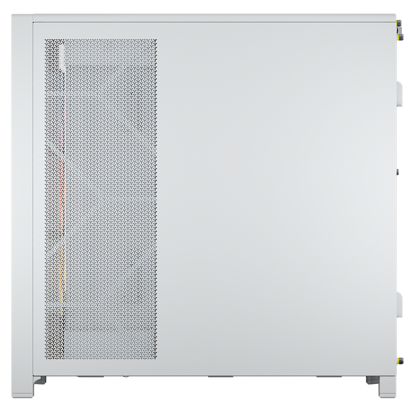 Corsair Frame 5000D RS ARGB kabinett midtårn hvit vifte installasjon