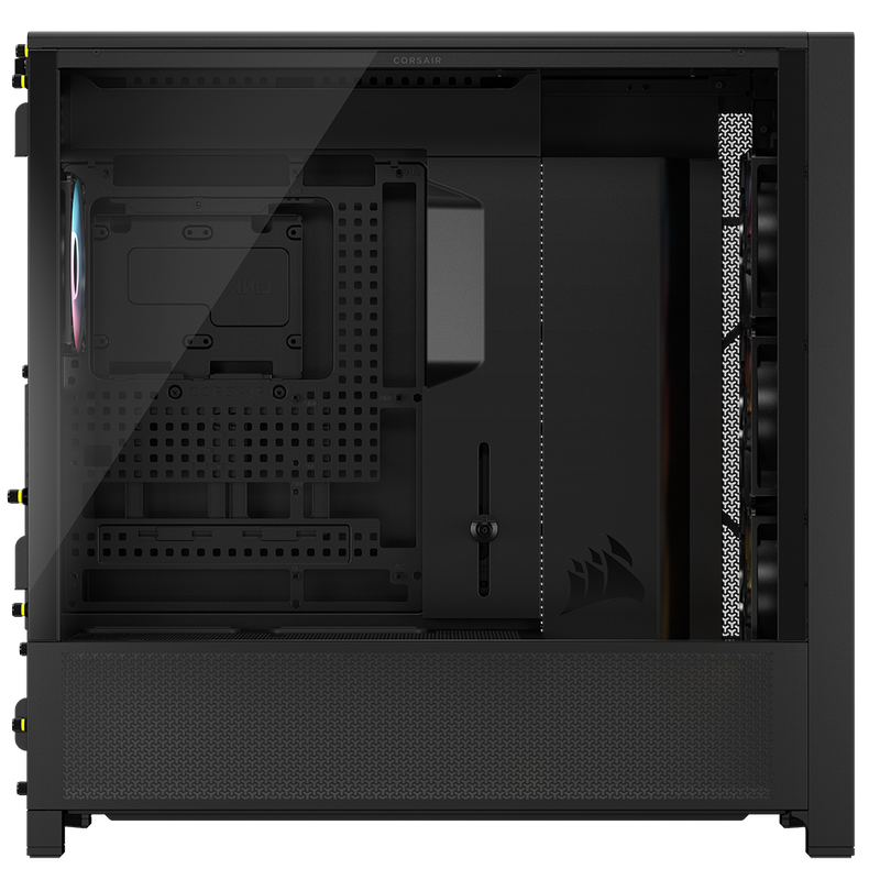 Montert Corsair Frame 5000D RS ARGB kabinett med hardware