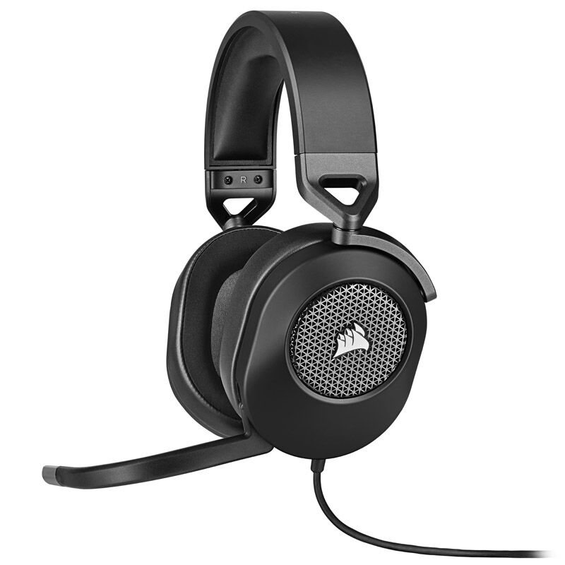Corsair HS65 Surround gamingheadset svart bakside