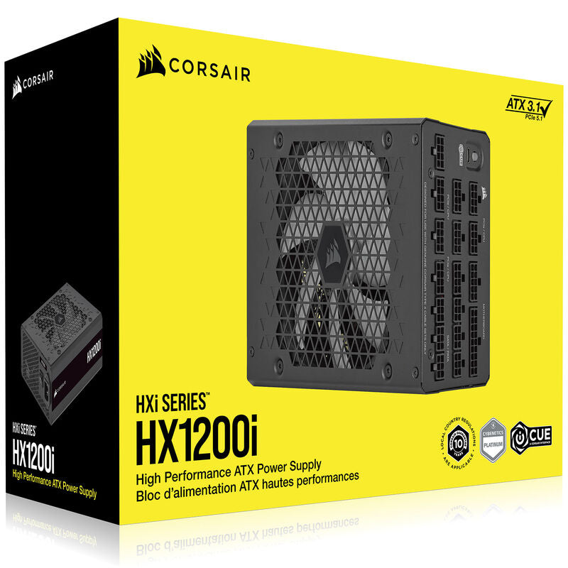 Corsair HX1200i strømforsyning komplett sett