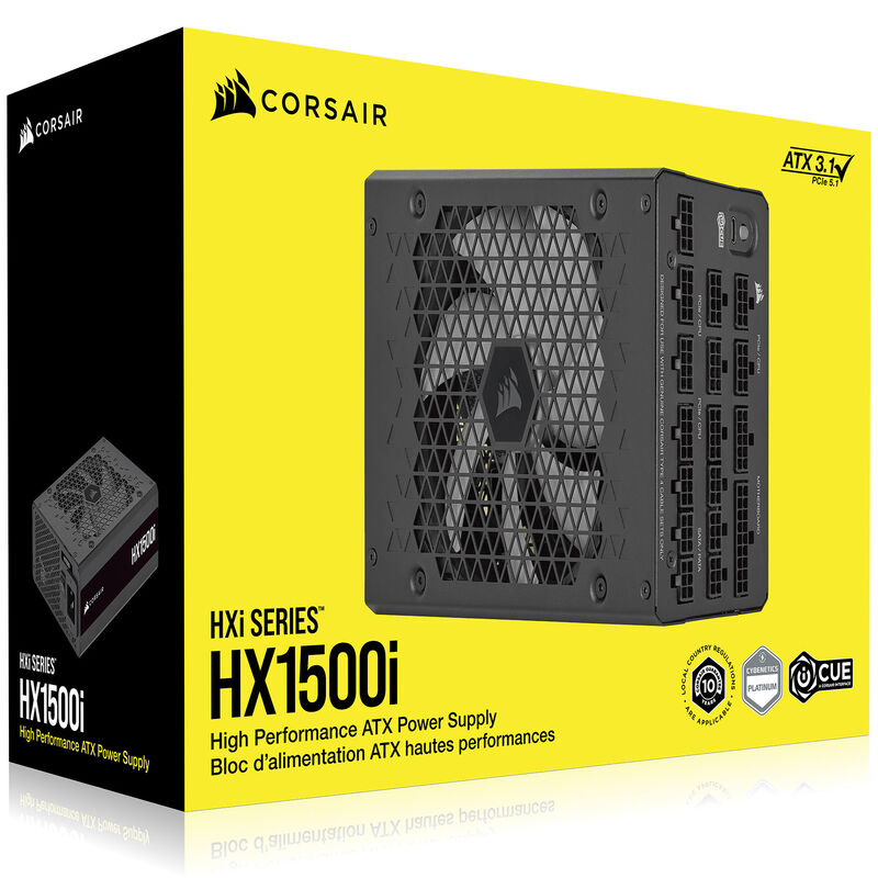 Corsair HX1500i strømforsyning layout