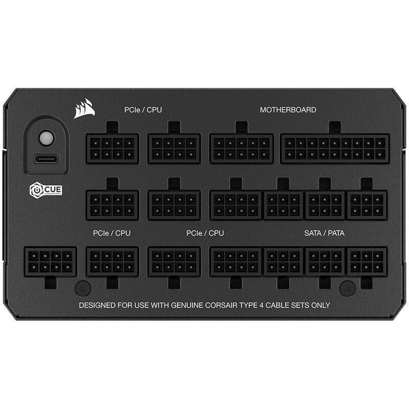 Corsair HX1500i strømforsyning top view