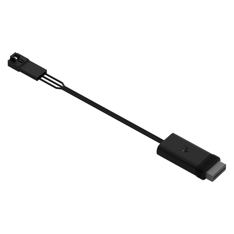 Corsair Hydro X iCUE LINK RGB LED adapter svart forfra