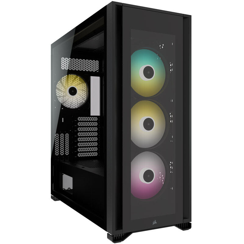 Corsair iCUE 7000X RGB fulltårn E-ATX herdet glass svart forfra