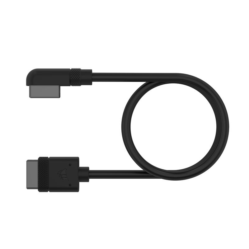 Corsair iCUE LINK kabel 90 grader svart 60 cm bakside