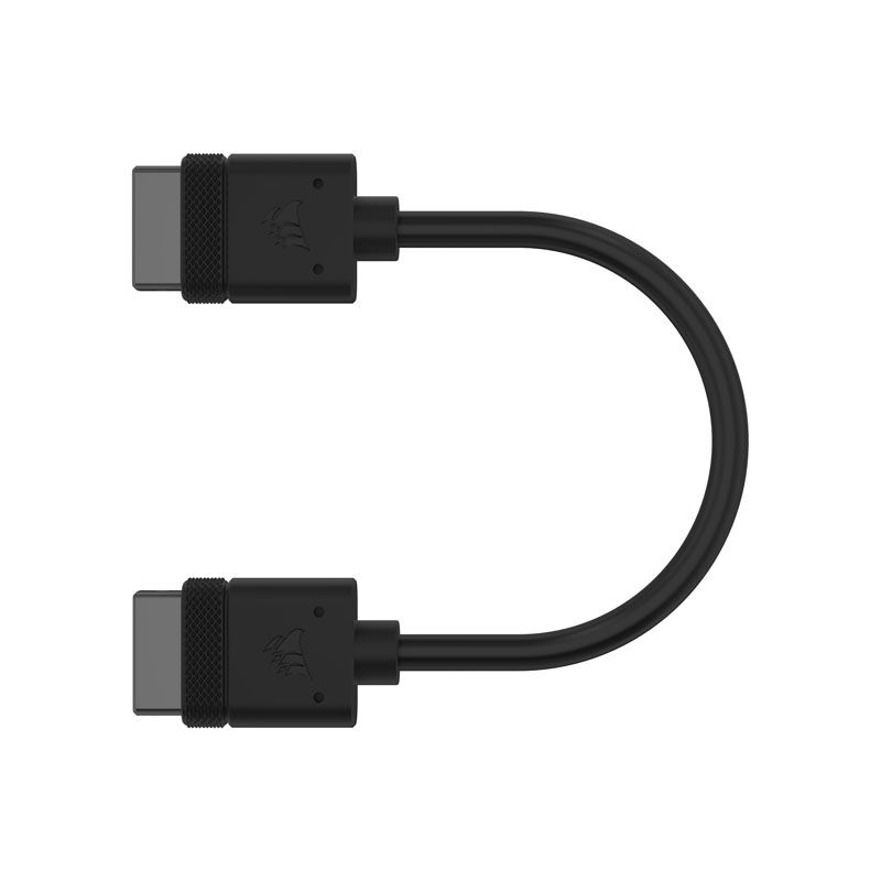 Corsair iCUE LINK kabel rett 10 cm 2-pakk svart bakside