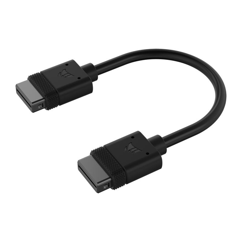 Detalj av Corsair iCUE LINK kabel rett 10 cm 2-pakk svart