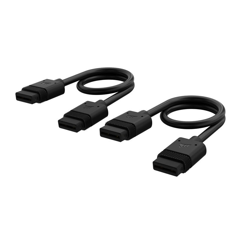 Corsair iCUE LINK kabel rett 20 cm svart forfra