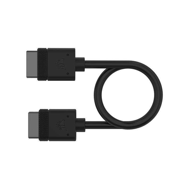 Corsair iCUE LINK kabel rett 20 cm svart bakside