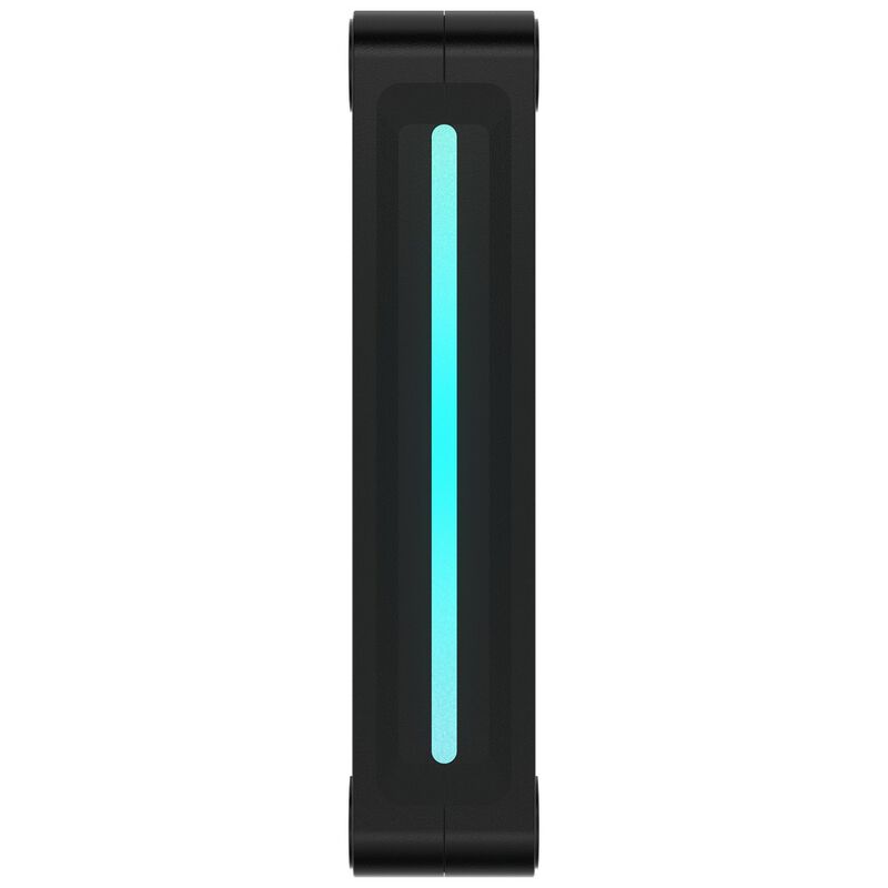 Nærbilde av Corsair iCUE Link LX140 RGB PWM vifte 140 mm svart magnetlager
