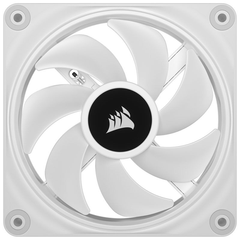 Corsair iCUE LINK QX120 RGB vifte 120 mm PWM svart montert i PC