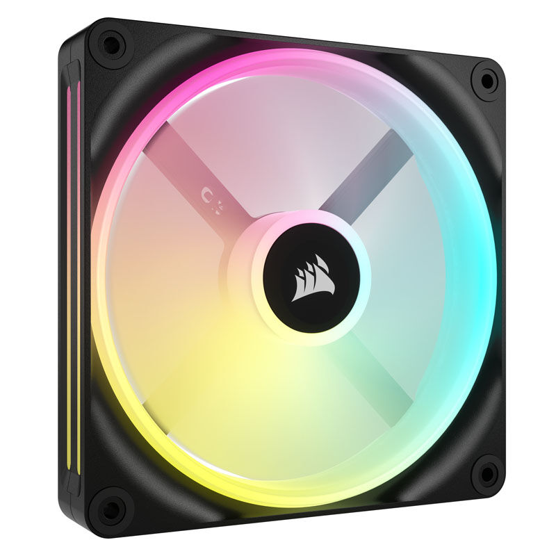 Corsair iCUE LINK QX140 RGB vifte 140 mm PWM svart forfra