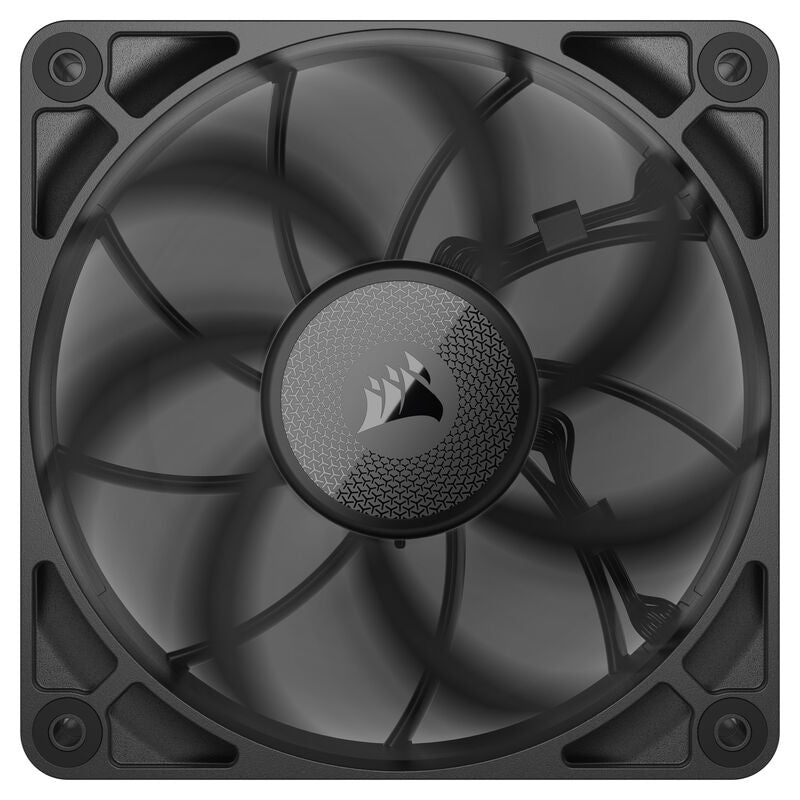 Corsair iCUE LINK RX120 MAX PWM vifte 120 mm montert i PC-kabinett