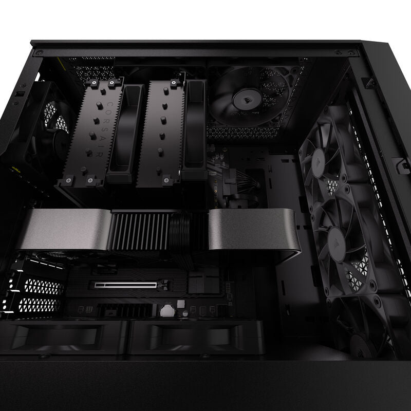 Corsair iCUE LINK RX120 PWM vifte 120 mm svart sidebilde