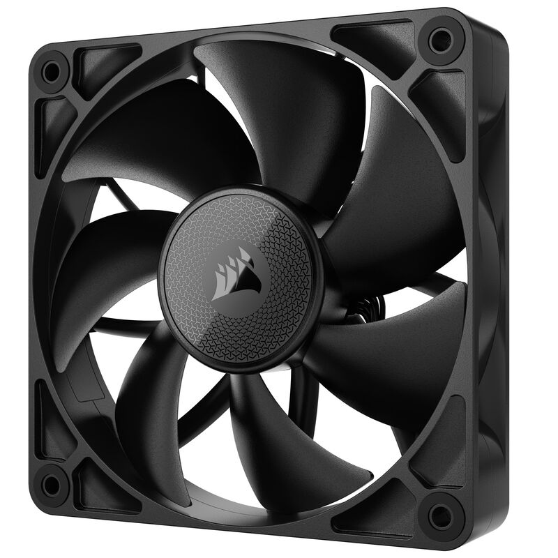 Detalj av Corsair iCUE LINK RX120 PWM vifte 3-pakk 120 mm svart