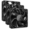 Corsair iCUE LINK RX120 PWM vifte 3-pakk 120 mm svart forfra