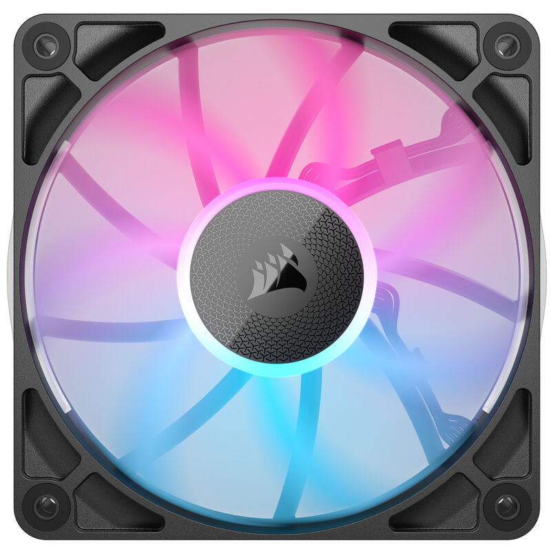 Corsair iCUE LINK RX120 RGB PWM vifte 120 mm svart bakside