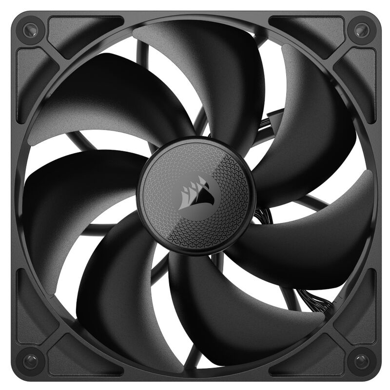 Nærbilde av Corsair iCUE LINK RX140 PWM vifte 2-pakning 140 mm svart