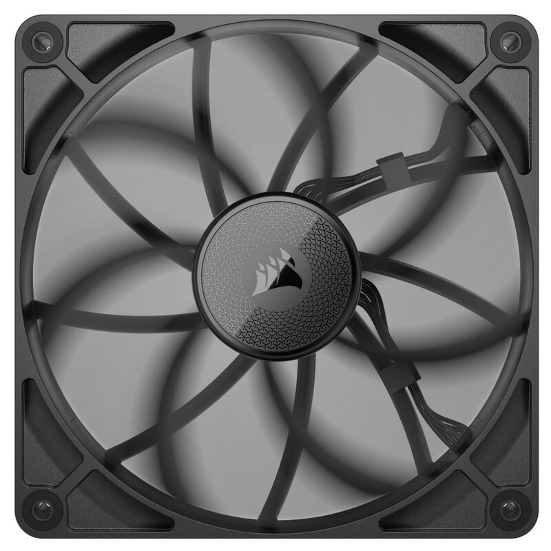Montert Corsair iCUE LINK RX140 PWM vifte 2-pakning 140 mm svart i PC