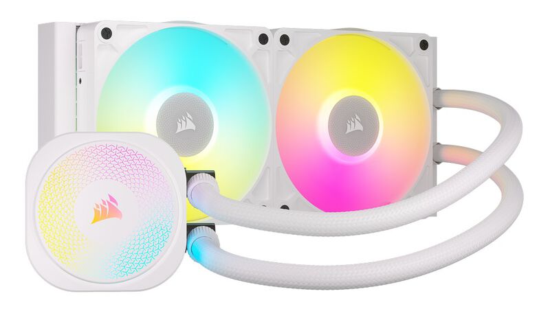 Corsair iCUE LINK Titan 240RX RGB AIO vannkjøling forfra
