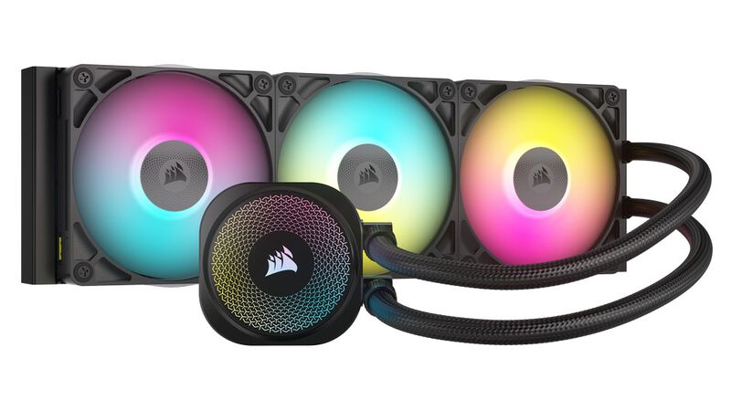 Corsair iCUE LINK Titan 360 RX RGB AIO vannkjøling forfra