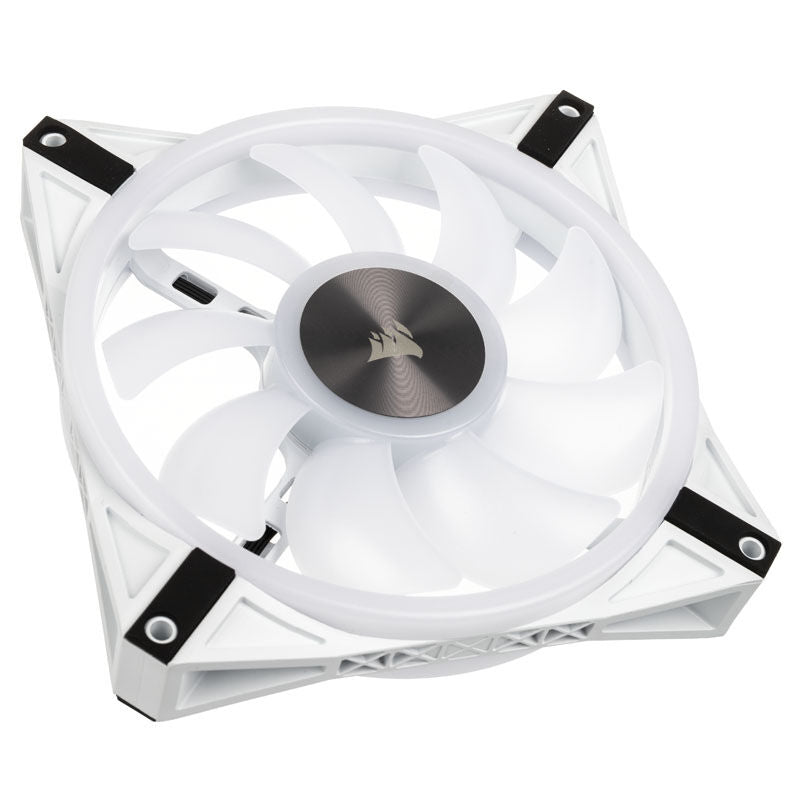 Corsair iCUE QL140 RGB PWM vifte 140 mm hvit bakside