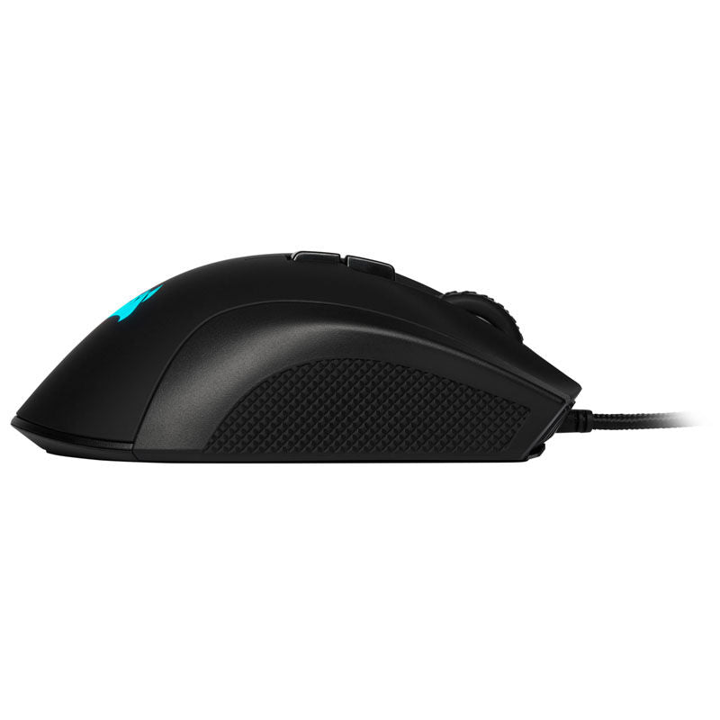 Corsair Ironclaw RGB gamingmus kablet svart 18000 DPI med RGB-belysning