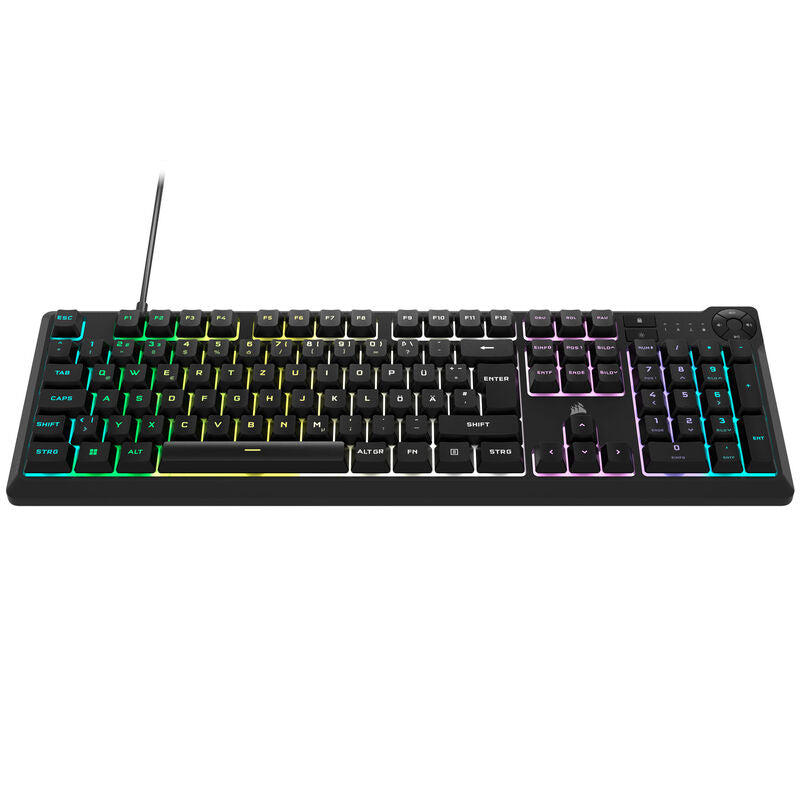 Corsair K55 Core RGB gamingtastatur bakside