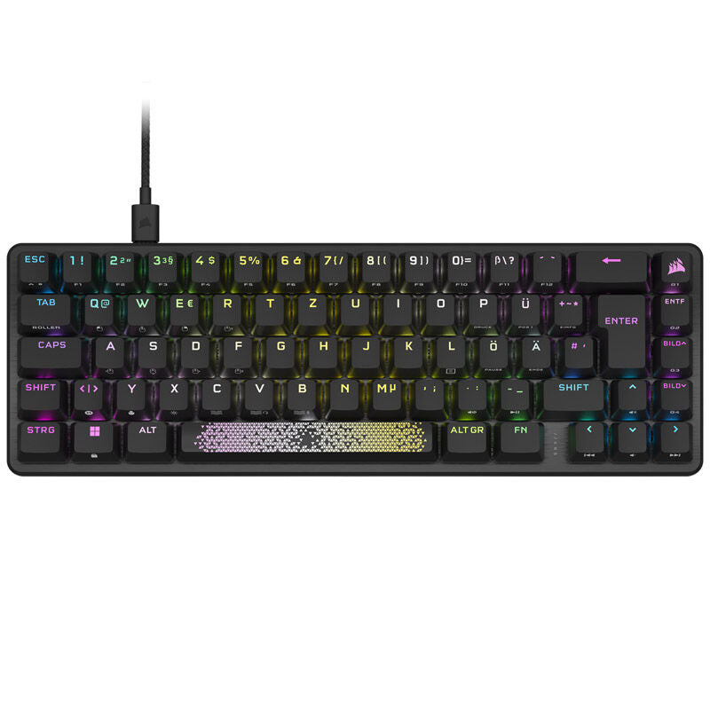 Bakside av Corsair K65 PRO Mini RGB gamingtastatur 65%
