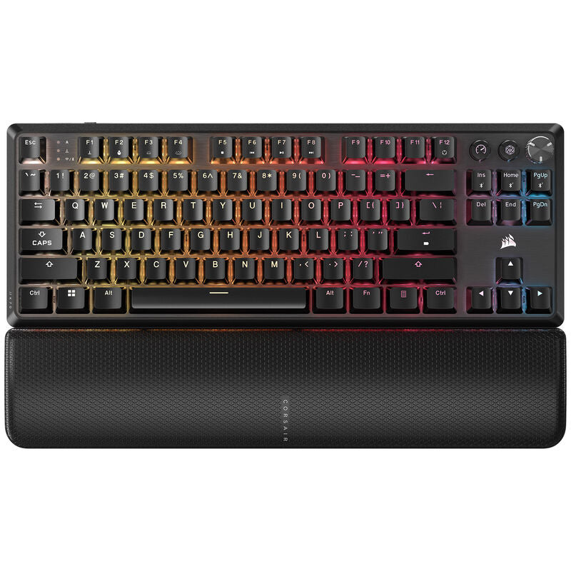 Detaljbilde av tastaturtaster på Corsair K70 CORE TKL trådløs gamingtastatur