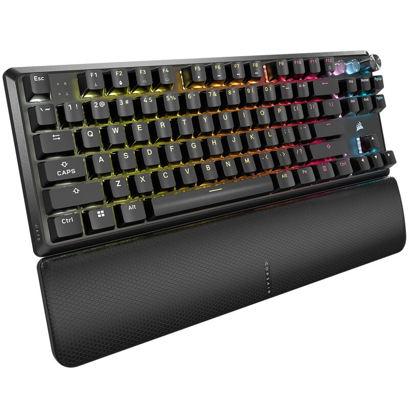 Detalj av Corsair K70 Pro TKL gamingtastatur MGX brytere
