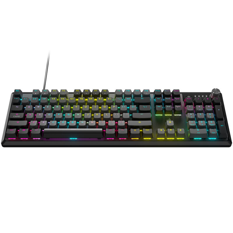 Detaljbilde av Corsair K70 RGB CORE mekanisk gamingtastatur Cherry MX Red