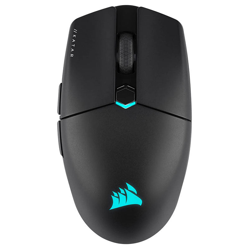 Corsair Katar Elite Wireless trådløs gamingmus bakside