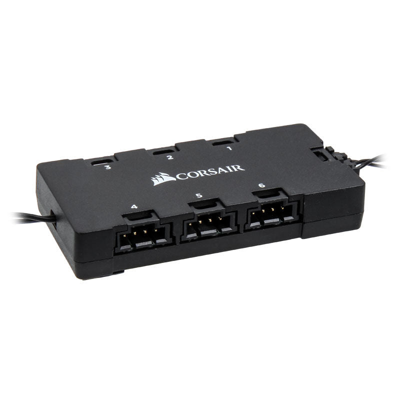 Corsair LL120 RGB PWM vifte 120 mm 3-pakning med kontroller hvit vifteblad