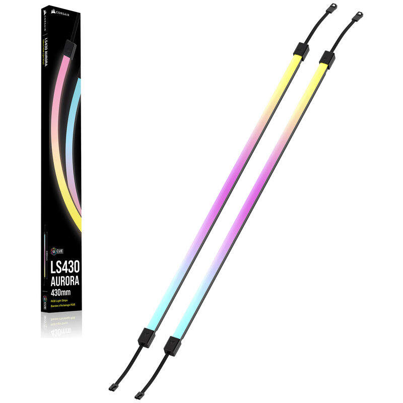 Corsair LS430 Aurora RGB LED-strip 430 mm forfra