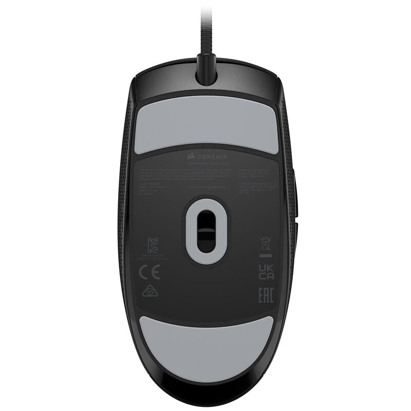 Corsair M55 kablet gamingmus 16000 DPI svart montert på skrivebord