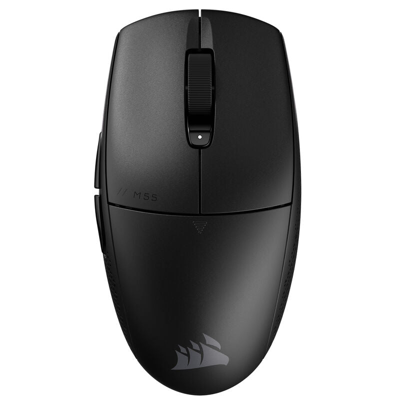 Corsair M55 Wireless trådløs gamingmus 24000 DPI svart forfra