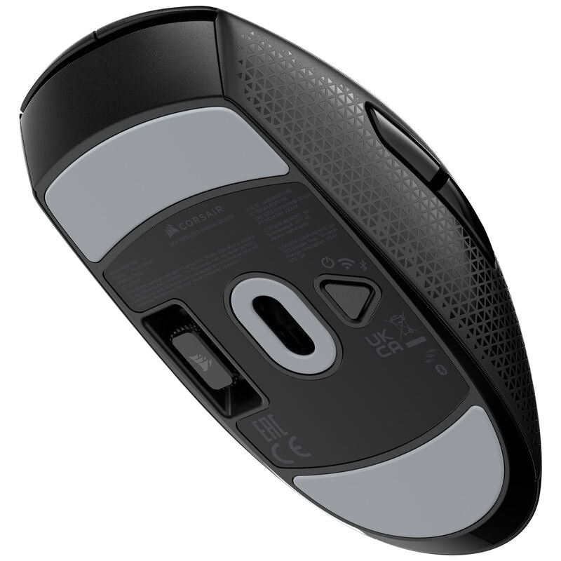 Nærbilde av Corsair M55 Wireless trådløs gamingmus 24000 DPI svart knapp