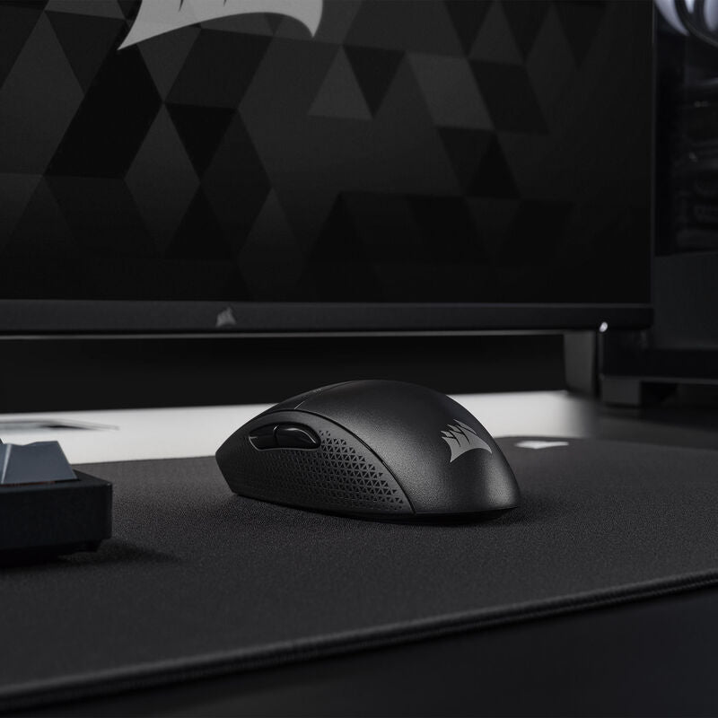 Oversikt Corsair M55 Wireless trådløs gamingmus 24000 DPI svart